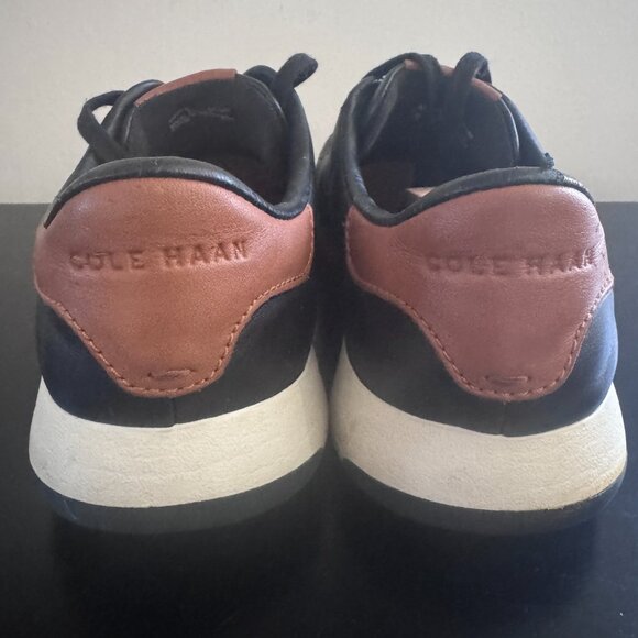 Cole Haan Black & Brown Leather Sneakers in EXCELLENT CONDITION, Size 11.5 - Picture 3 of 8